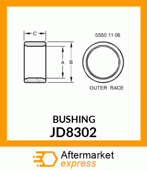 OUTER RACE PNL JD8302