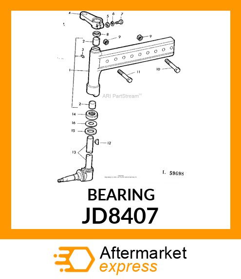 BEARING PNL JD8407