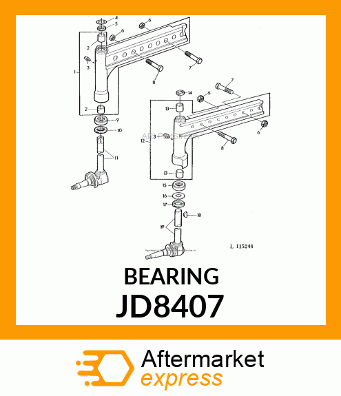 BEARING PNL JD8407