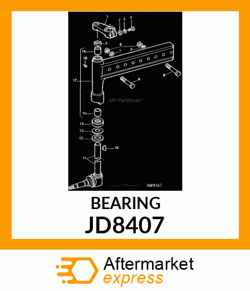 BEARING PNL JD8407