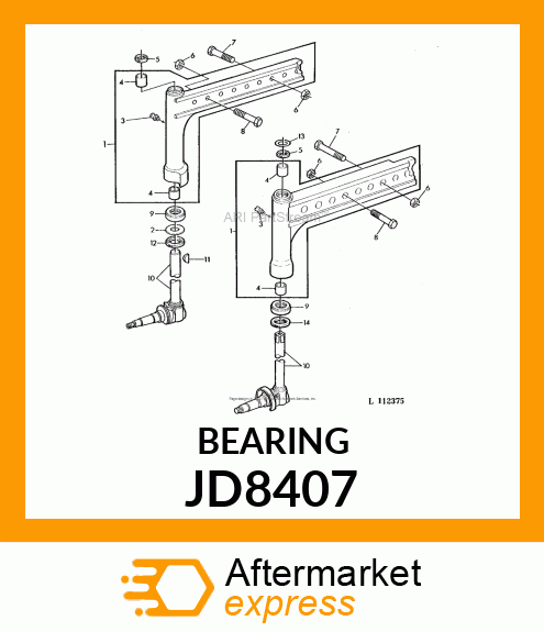 BEARING PNL JD8407