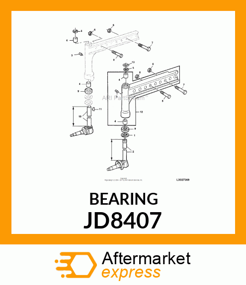 BEARING PNL JD8407