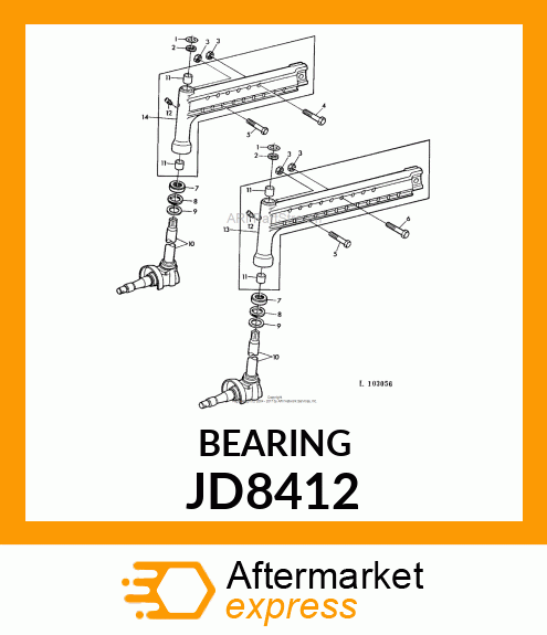 BEARING JD8412