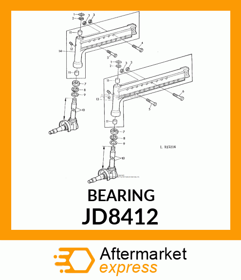 BEARING JD8412