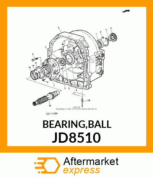 BEARING,BALL JD8510