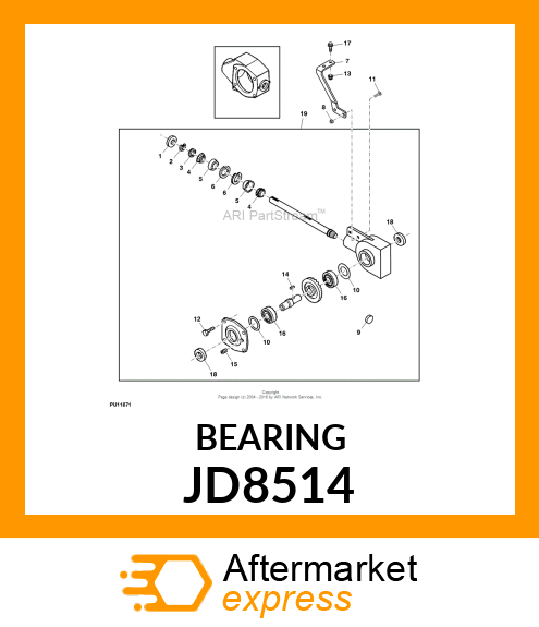 BEARING,BALL JD8514