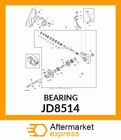 BEARING,BALL JD8514