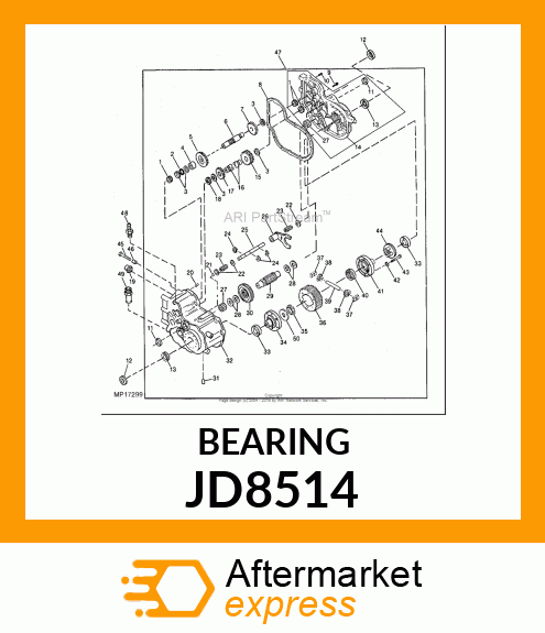 BEARING,BALL JD8514