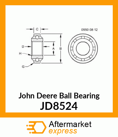 BALL BEARING JD8524