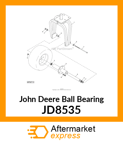 BEARING, BALL JD8535