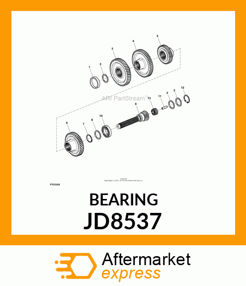 BEARING,BALL JD8537