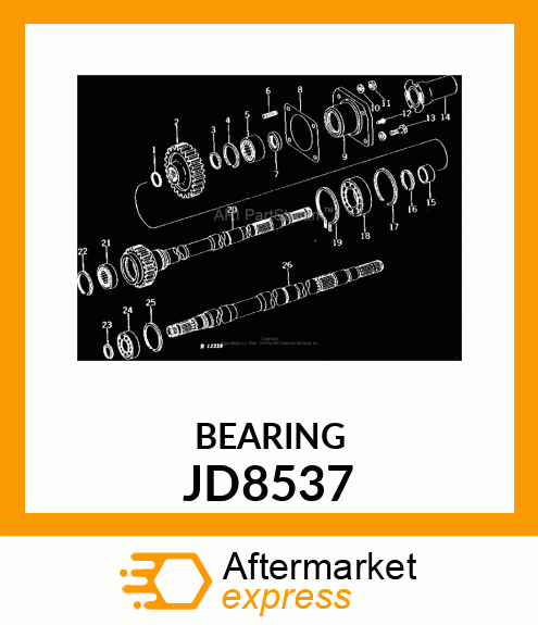 BEARING,BALL JD8537