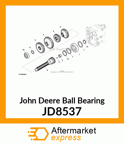 BEARING,BALL JD8537