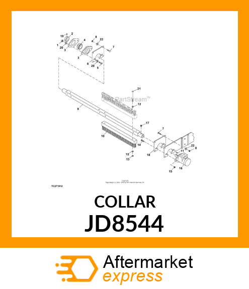 COLLAR, BEARING JD8544