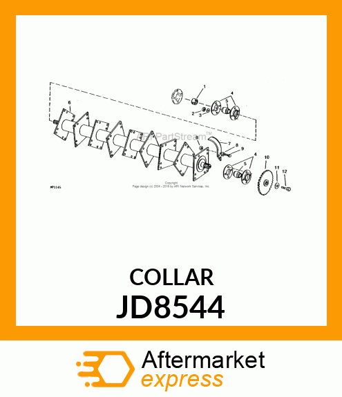 COLLAR, BEARING JD8544