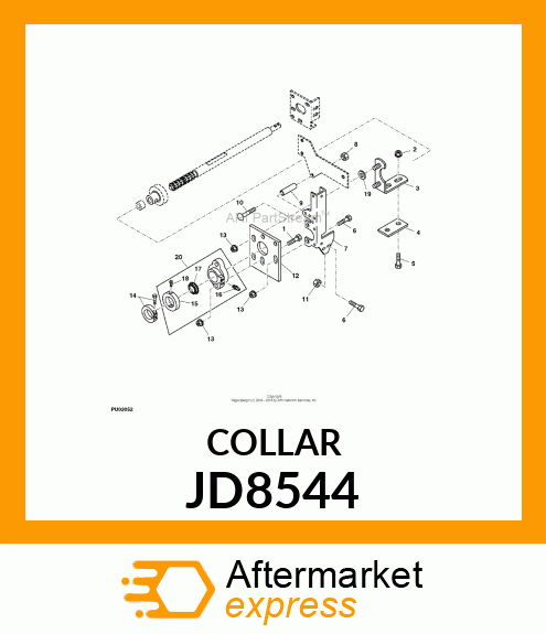 COLLAR, BEARING JD8544