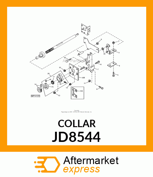 COLLAR, BEARING JD8544