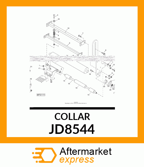 COLLAR, BEARING JD8544