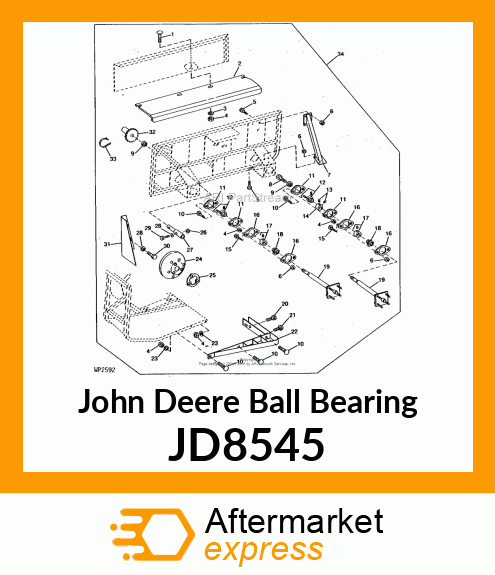 BEARING JD8545