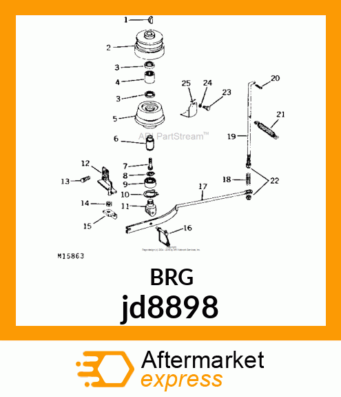 BEARING, NEEDLE jd8898