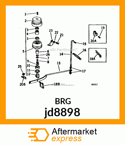 BEARING, NEEDLE jd8898