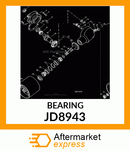 Bearing Cone JD8943