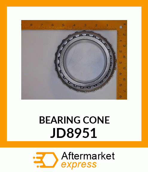 CONE, TAPER ROLLER BEARING JD8951