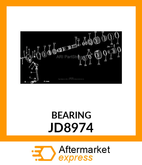 BEARING CONE JD8974