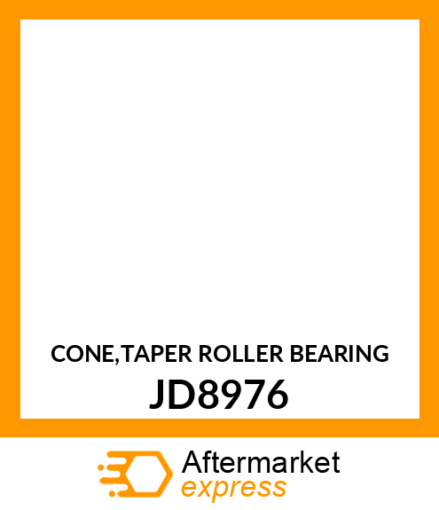 CONE,TAPER ROLLER BEARING JD8976