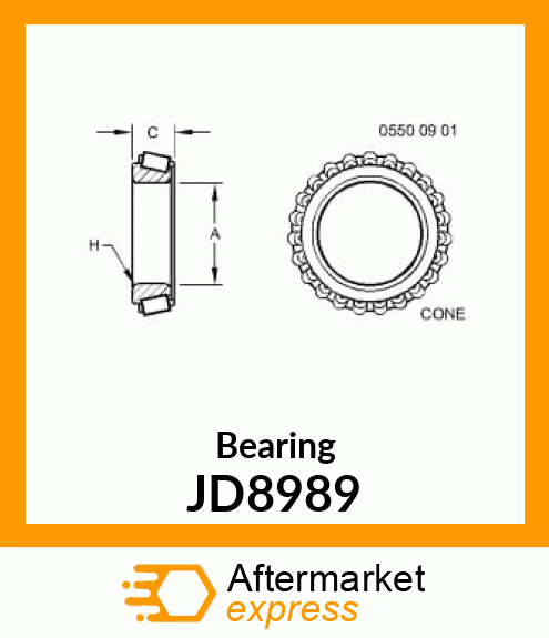 BEARING CONE JD8989