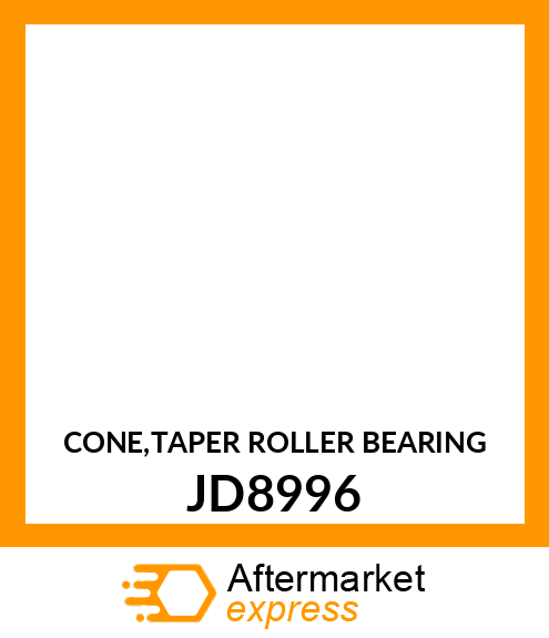 CONE,TAPER ROLLER BEARING JD8996