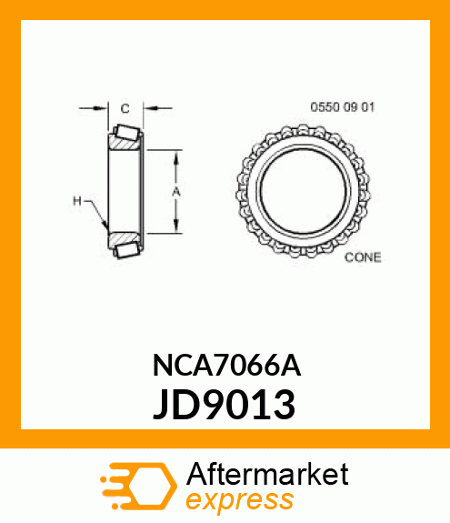 BEARING ,CONE JD9013