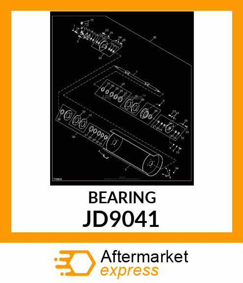 CONE ,BEARING JD9041