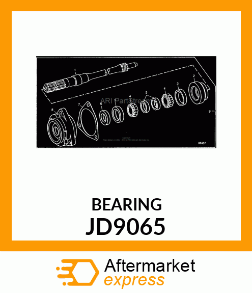 CONE, BEARING JD9065