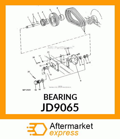 CONE, BEARING JD9065