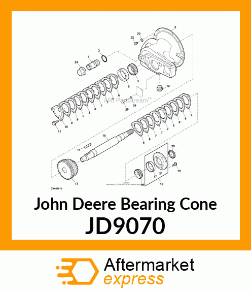 CONE, TAPER ROLLER BRG. JD9070