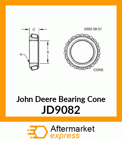 CONE,BEARING JD9082