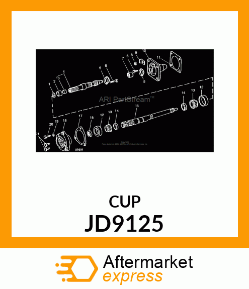 BEARING CUP JD9125