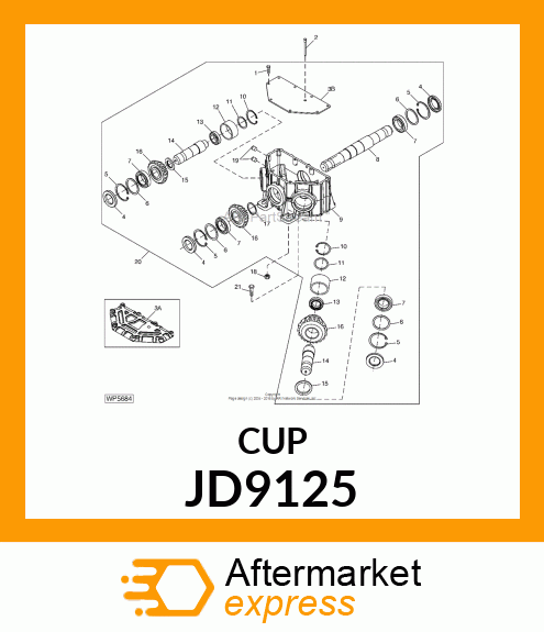 BEARING CUP JD9125