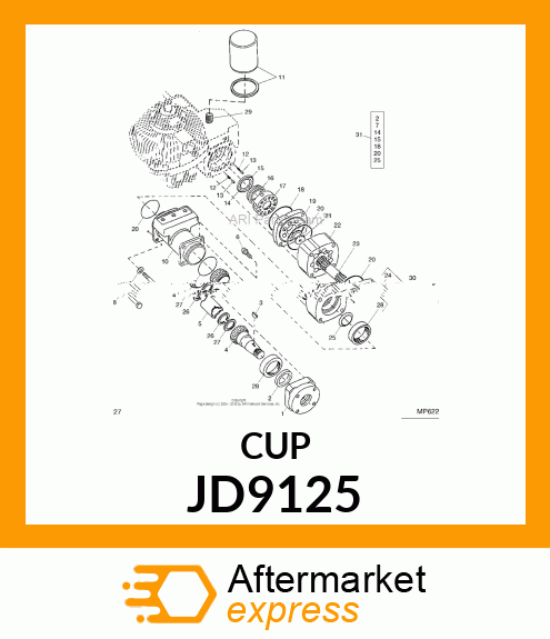 BEARING CUP JD9125