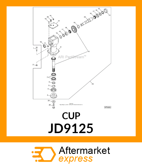 BEARING CUP JD9125