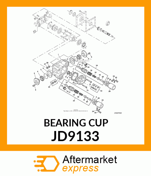 BEARING CUP JD9133