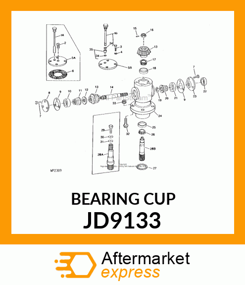 BEARING CUP JD9133