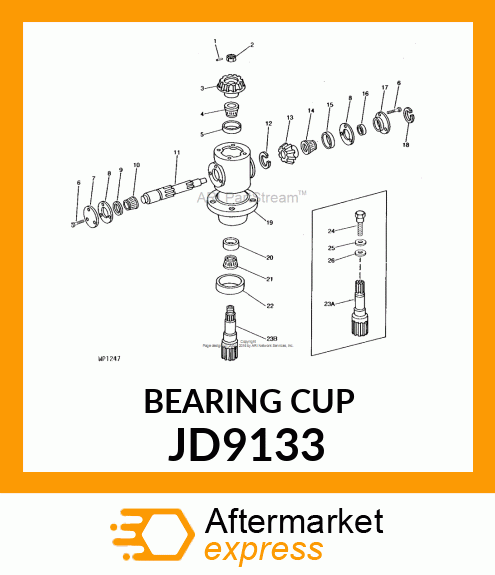 BEARING CUP JD9133