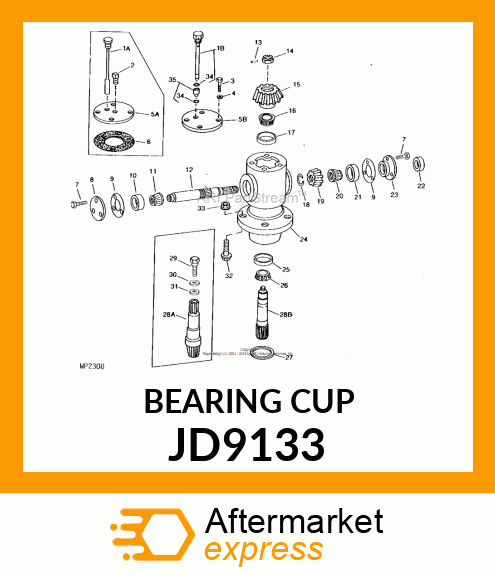 BEARING CUP JD9133