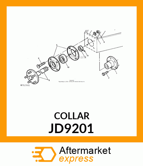 ECCENTRIC LOCKING COLLAR, JD9201