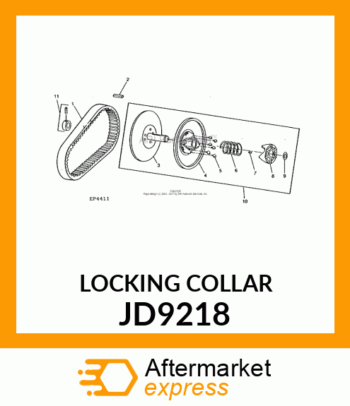 ECCENTRIC LOCKING COLLAR JD9218