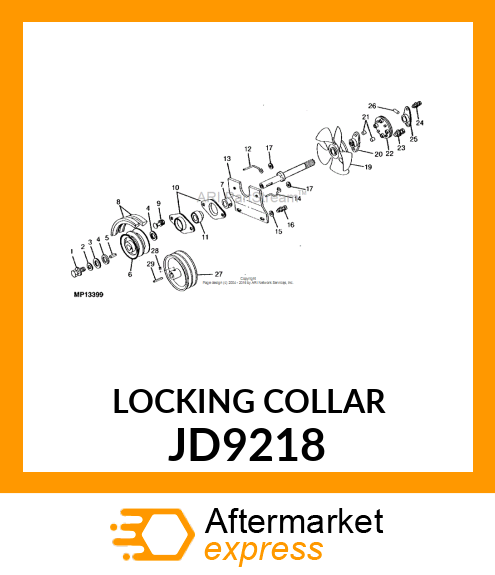 ECCENTRIC LOCKING COLLAR JD9218