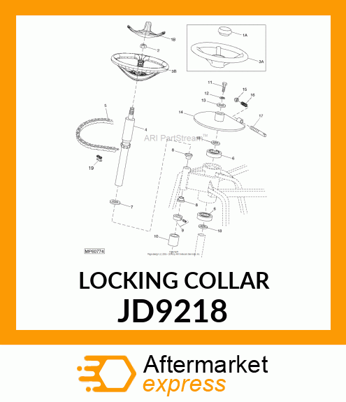 ECCENTRIC LOCKING COLLAR JD9218