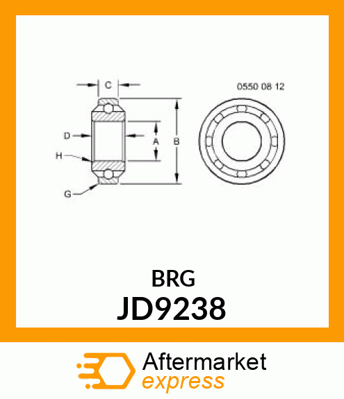 BALLBEARING JD9238